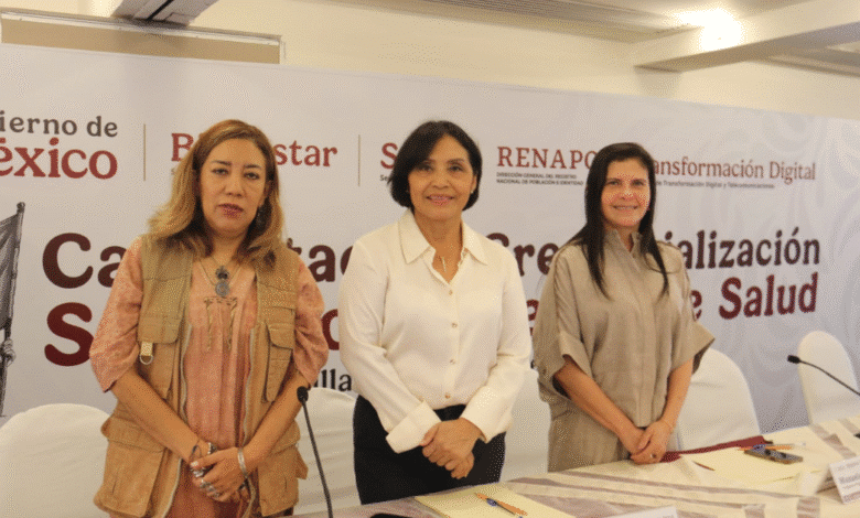 Desde tabasco capacitan a servidores de la nación del sur-sureste, para la credencialización del servicio universal de salud