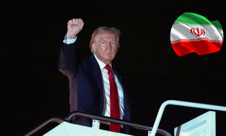 Donald Trump advierte que solo aceptará la rendición incondicional de Irán (France 24 y Canva)