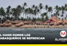 El oasis donde los tabasqueños se refrescan