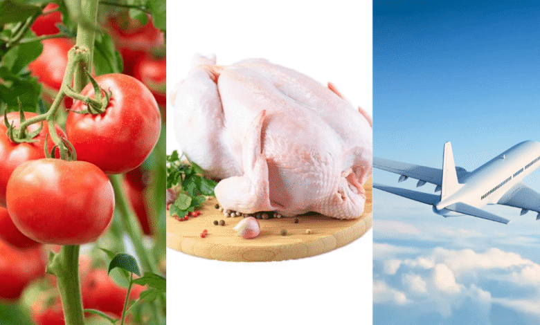 Inflación en México se deja ver en el precio del pollo, vuelos y tomate (Imágenes de internet)