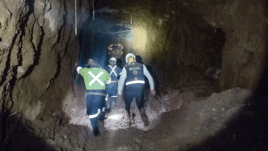 Labores de rescate mina Santa Fe (Foto de CNPC)