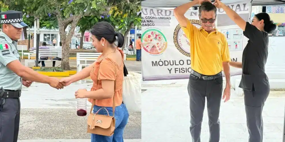 Guardia Nacional toma el corazón de Paraíso jornada de labor social