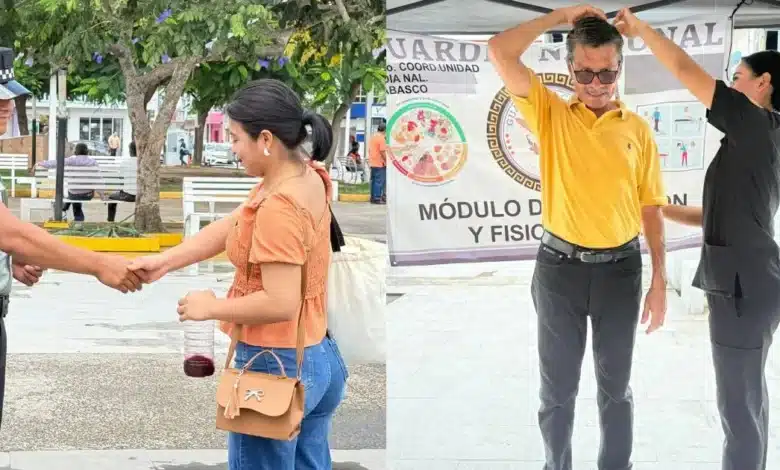 Guardia Nacional toma el corazón de Paraíso jornada de labor social