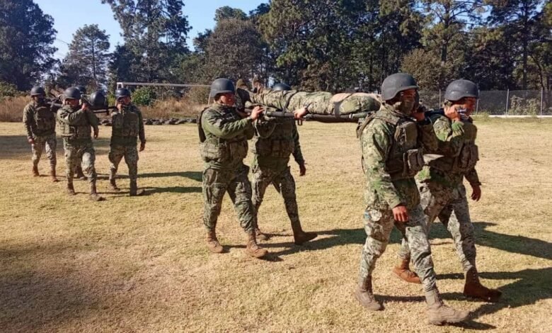 La Unidad Naval de Operaciones Especiales, llevó a cabo el “Adiestramiento de Pelotones de Acción Directa de Infantería de Marina”, en el Estado de México  