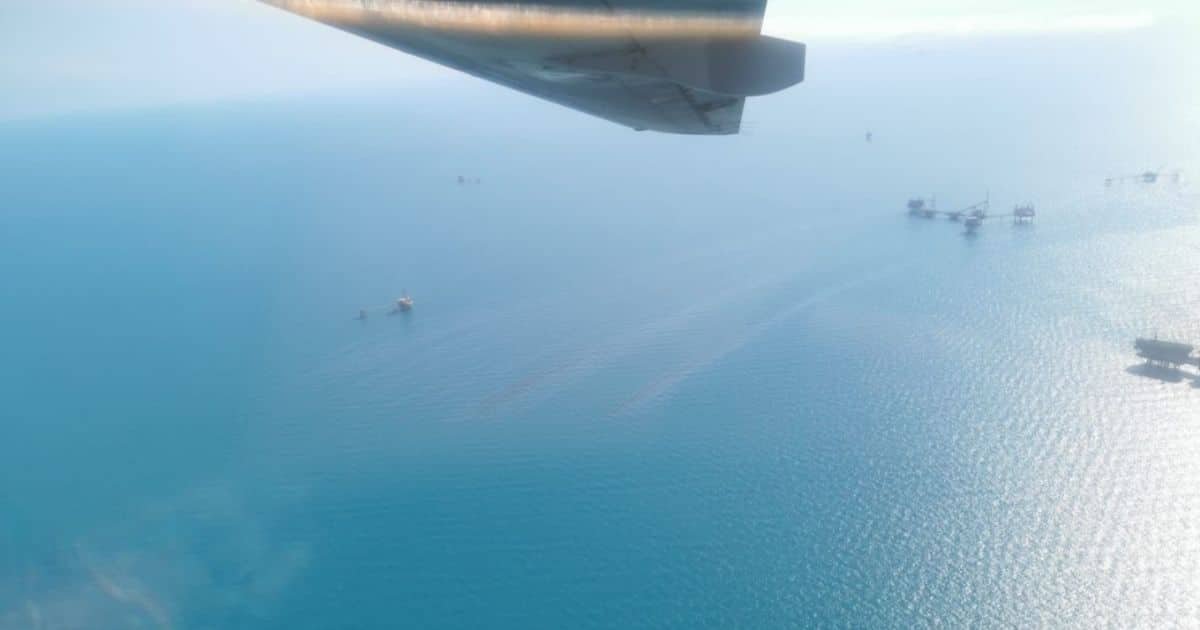 Marina realiza patrullaje aéreo de vigilancia en el Golfo de México y ...