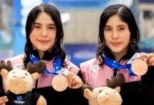 Mía y Lía Cueva ganan bronce en la Copa del Mundo de Clavados 2026 (1)