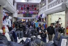 Operación Limpieza del IMPI en Tepito decomisa 25 toneladas de piratería rumbo al Mundial 2026