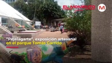 “Pejelagarte”, exposición artesanal en el parque Tomás Garrido