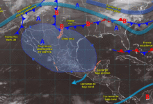 Pronóstico del tiempo Lluvias fuertes en Chiapas y onda de calor en México