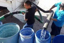 Refuerza Centro distribución de agua con 11 pipas ante estiaje