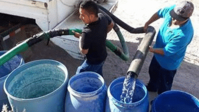 Refuerza Centro distribución de agua con 11 pipas ante estiaje