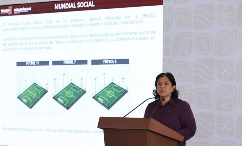 Transformarán el tejido social con 25 nuevas canchas de fútbol en el estado