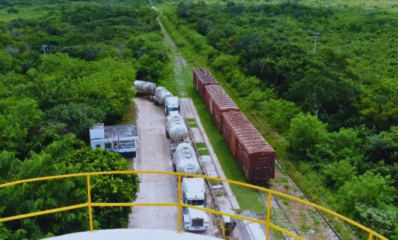 Tren de carga, con paso firme en la Chontalpa