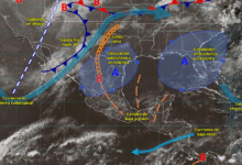 Alerta por posible formación de torbellinos en el norte de México