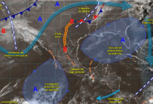 Alerta por vientos fuertes y lluvias intensas en Chiapas