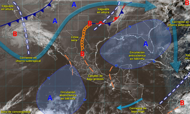 Alerta por vientos fuertes y lluvias intensas en Chiapas