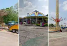 arriban los primeros juegos mecánicos al parque tabasco
