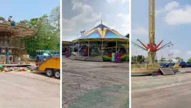 arriban los primeros juegos mecánicos al parque tabasco