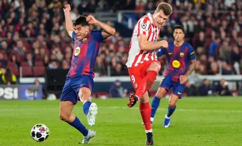 Atlético de Madrid vs Barcelona de Cuartos de Final de Champions League