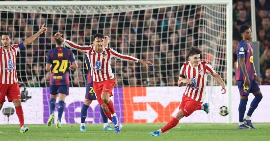 atletico de madrid vs barcelona de cuartos de final de champions league 3