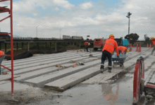 Avanza conforme a lo programado reconstrucción de los puentes Alameda Oriente 1 y 2