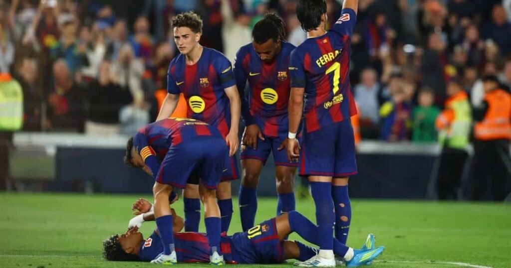 barcelona pierde a lamine yamal por el resto de la temporada 1