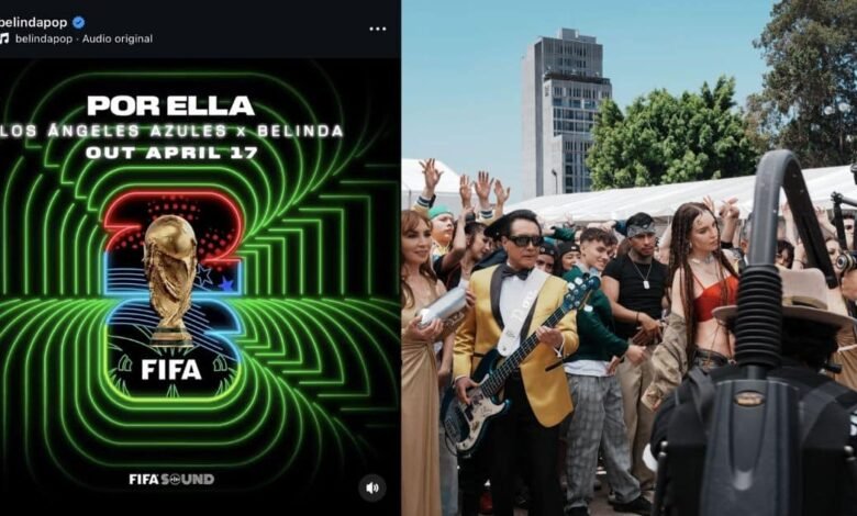 Belinda y Los Ángeles Azules estrenan mañana “Por Ella”, la canción rumbo al Mundial