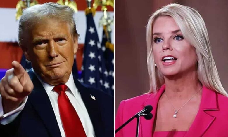 Donald Trump destituye a Pam Bondi como fiscal general