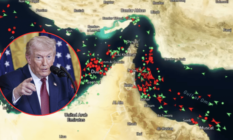Trump amenaza con bloqueo en el Estrecho de Ormuz, eleva tensión con Irán (Fotos de internet)