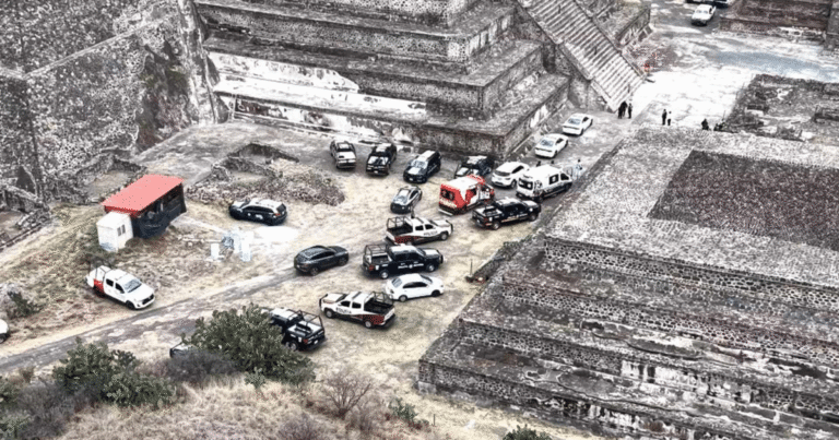 Ataque en Zona Arqueológica de Teotihuacán (Foto de internet)