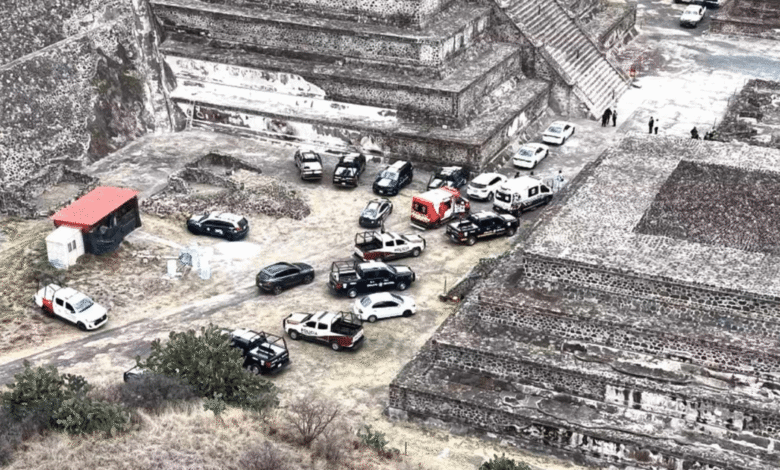 Ataque en Zona Arqueológica de Teotihuacán (Foto de internet)