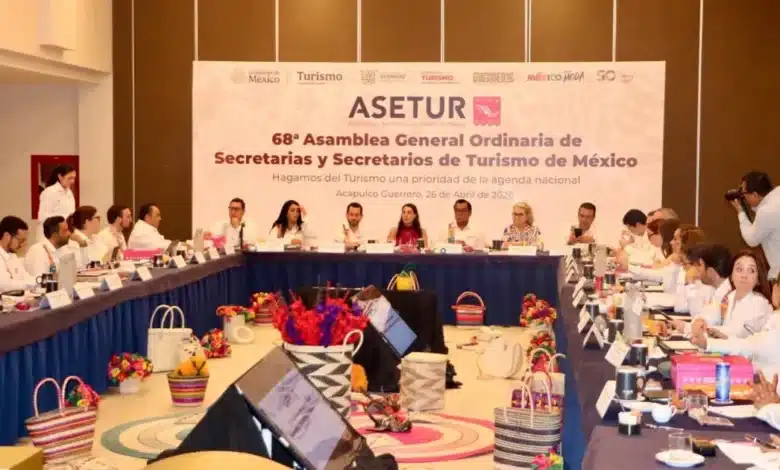 68 Asamblea General de la Asociación de Secretarios de Turismo de México ASETUR (Foto de redes sociales)