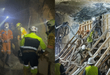 Búsqueda de último trabajador de mina Santa Fe (Foto de CNPC)