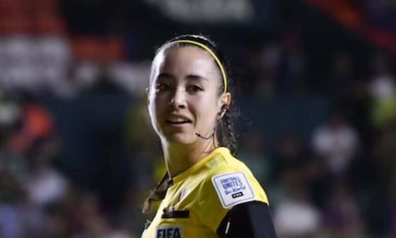 Katia Itzel García hará historia como la primera árbitra mexicana en dirigir en la Copa Mundial de la FIFA