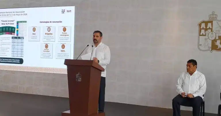 La meta; 18 mil dosis en Semana Nacional de Vacunación