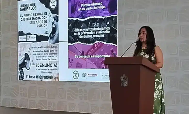 Lanzan campaña contra el acoso sexual en el transporte público de Tabasco