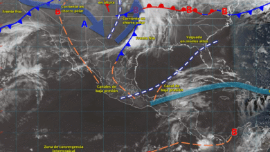 Lluvias fuertes y tormentas eléctricas impactarán el sureste y la península de Yucatán