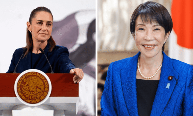 México y Japón refuerzan lazos Sheinbaum dialoga con la primera ministra sobre comercio e inversión