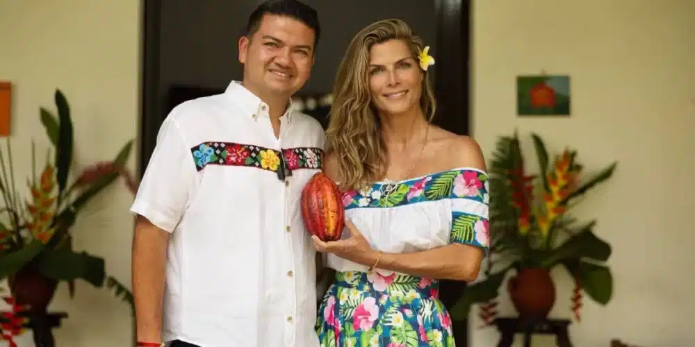 Monserrat Oliver se enamora del cacao y la Magia de Comalcalco