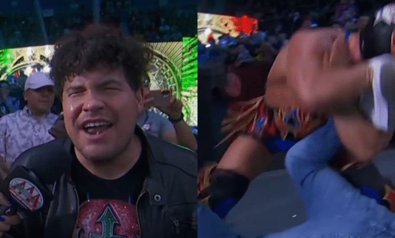 Ojitos de Huevo es agredido en evento de Triple A por El Grande Americano y desata polémica