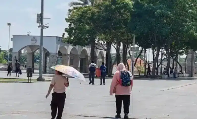 Por calor extremo y riesgo de incendio, se prenden los semáforos en Tabasco