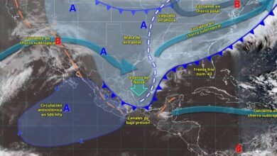Pronóstico del clima en México lluvias, viento y calor este día