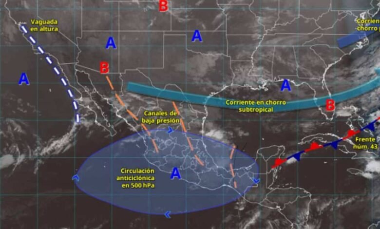 Pronóstico del clima hoy 8 de abril, lluvias y onda de calor marcan el día