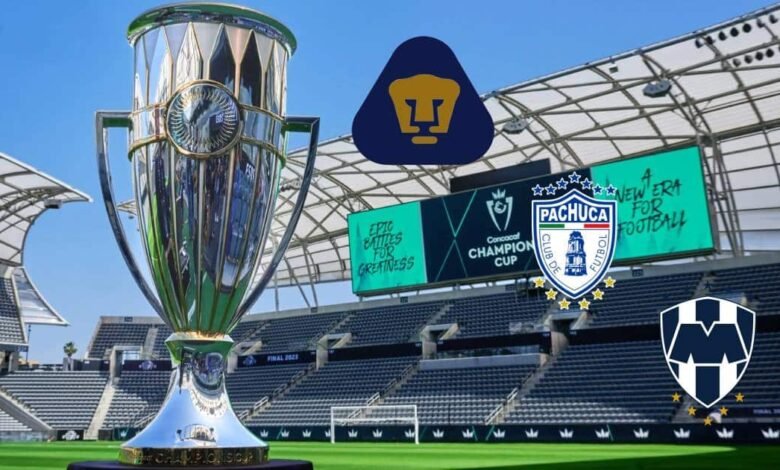 Pumas, Pachuca y Monterrey por un boleto a la Concachampions 2027