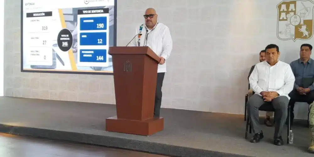 Reportan cifras récord en vinculaciones y sentencias