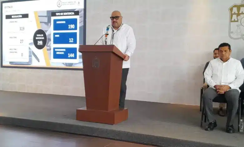 Reportan cifras récord en vinculaciones y sentencias