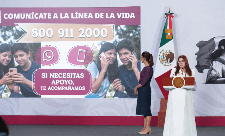 Sheinbaum lanza estrategia nacional de salud mental para jóvenes con seis ejes clave