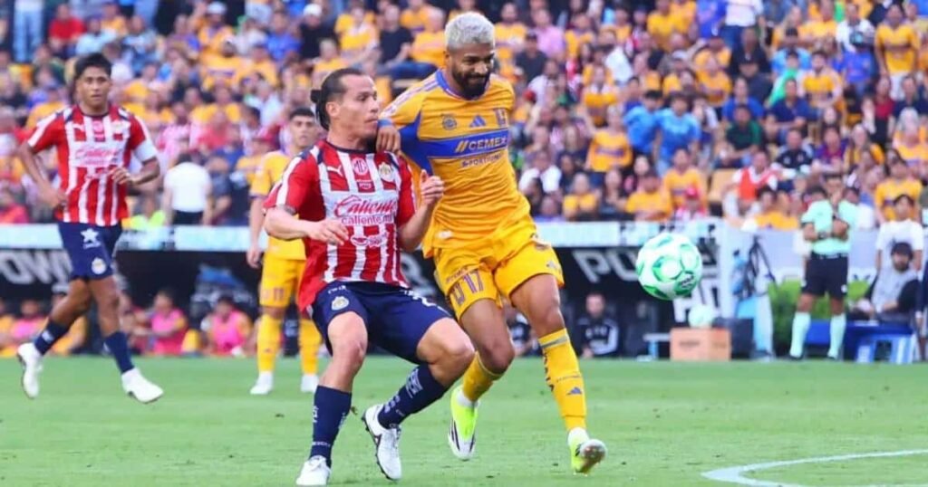 tigres vs chivas cuartos de final de ida del clausura 2026 1