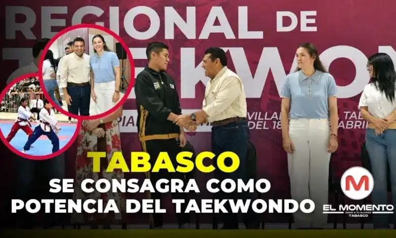 Tabasco se consagra como potencia del taekwondo al arrasar en el torneo regional