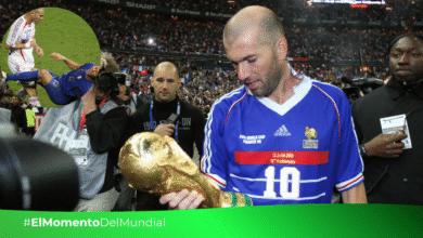 Zinedine Zidane La leyenda que pasó del cielo al infierno en un cabezazo (Fotos Goal y JOHN MACDOUGALL)